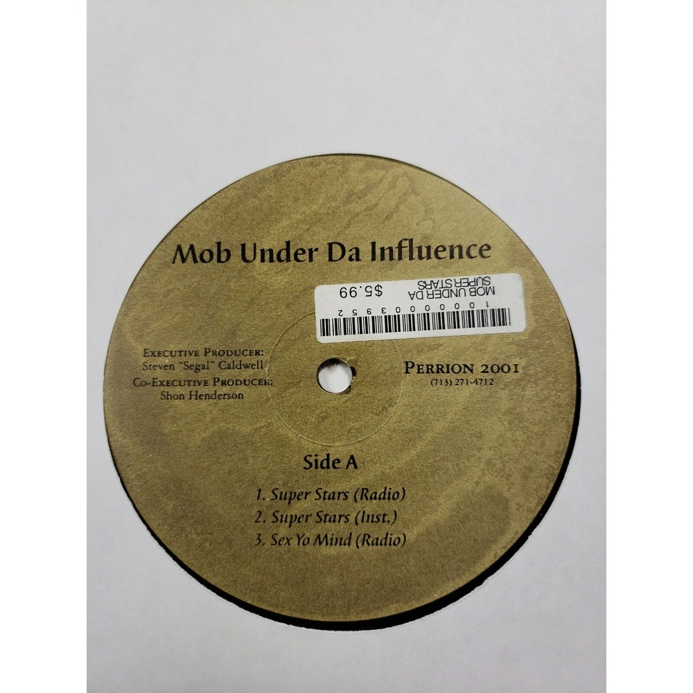 Mob Under Da Influence – Super Stars / Sex Yo Mind (5 Tracks) 2001 Hip Hop VG+